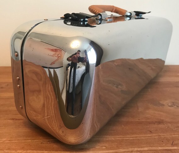 Aluminum suitcase aviation furniture