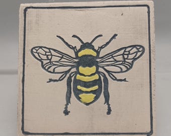 Custom Ceramic Tile with Bee