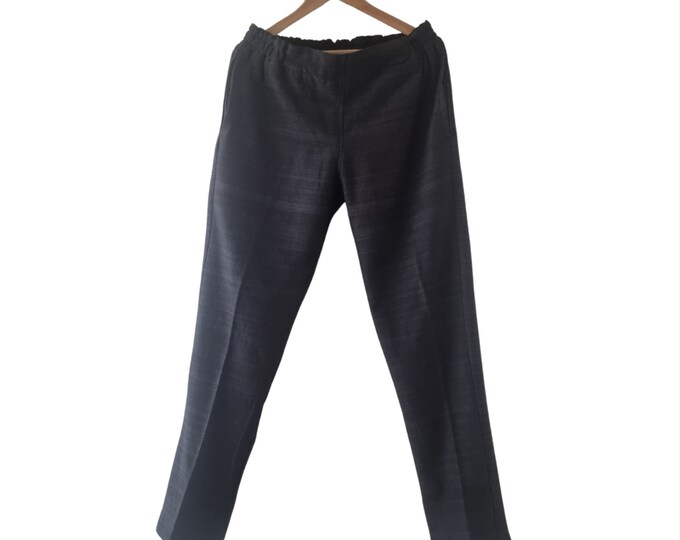 Organic cotton trousers. Sustainable luxury. Handmade unisex. Authentic natural mens pants. Design trousers. Artisan made. Made in Africa.