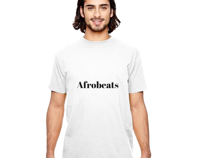 Eco-Conscious Afrobeats T-Shirt. Stylish 100% Organic Cotton Wear. Unisex by The Text Style