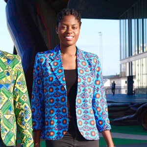 Modele blazer femme en pagne cheap