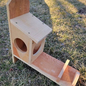 Cedar Squirrel Feeder w/o jar