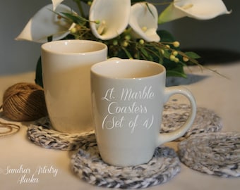 Rustic Chic Coaster 4/set (3 Colors Options)