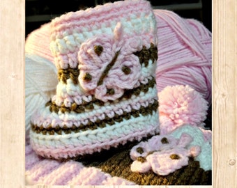 ALASKAN BABY BOOTIES (Gals) - Available in 3 Infant Sizes