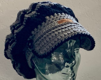 Super Slouchy Newsboy Hat-Unisex-Medium Adult Size