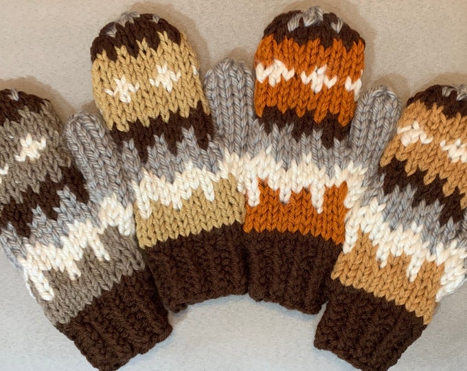 Bernie Sanders Chunky Mittens-Inauguration-(Four Color Options)-Knit