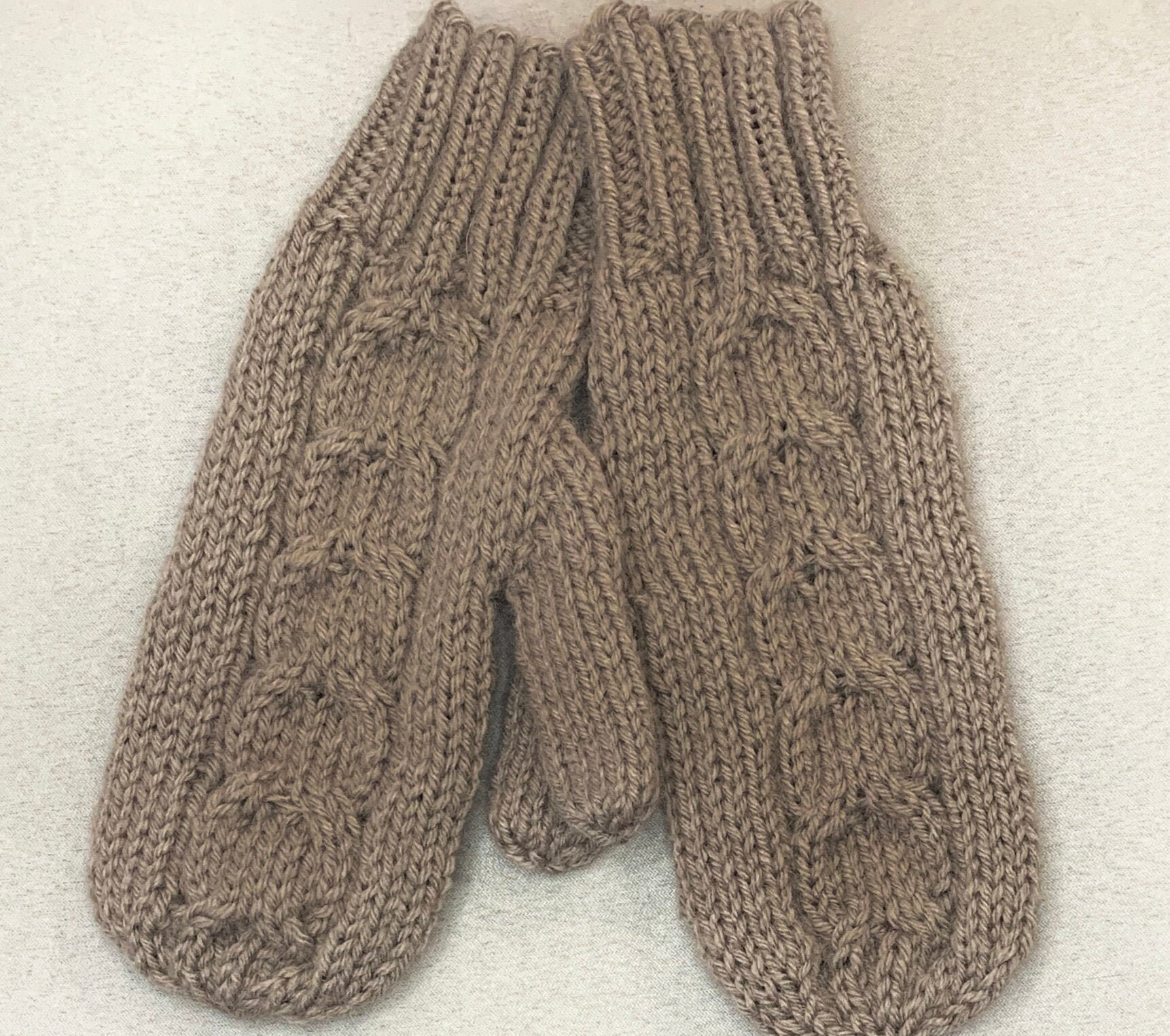 Double Cuff Felted Mittens Knitting Pattern – A Wrinkle in Thyme Farm