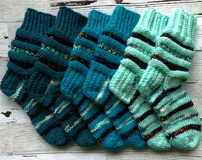 CC Socks (Grafted Toes) 3 Multi-Color Options (Matches CC Hats/Messy Bun versions)