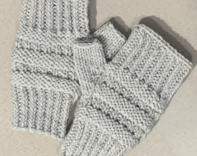 CC Fingerless Mitts-10 Color Options (Matches CC Hats/Messy Bun versions)
