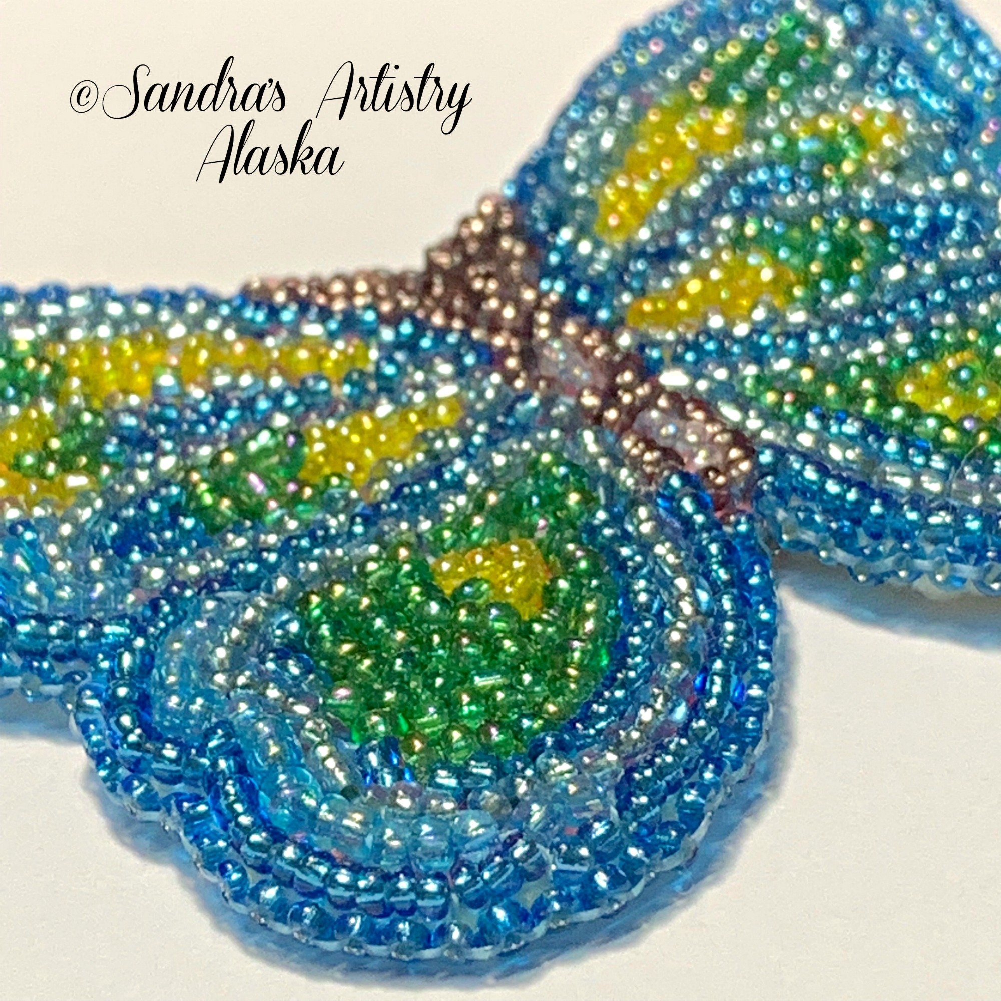 Butterfly Applique - large, beaded – Bonny Bubbles