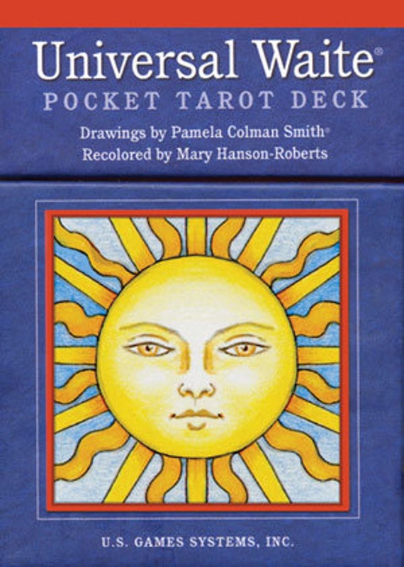 Rider Waite Tarot Deck Universal Waite Smith Hanson Etsy