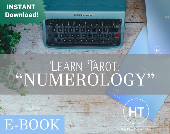 Learn To Read Numerology In Tarot Cards Printable Cheatsheet Etsy