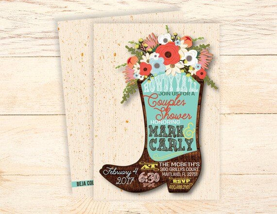 printed cowboy boots