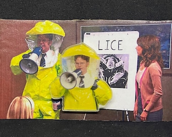 The Office Hazmat Dwight Acrylic Pin