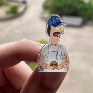 Bob&#39;s Burgers Hat Acrylic Pin