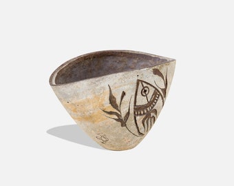 Paolo Soleri Ceramic Pottery Vessel From Arcosanti