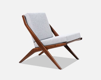 Folke Ohlsson "Scissor" Sculpted Lounge Chair for Dux