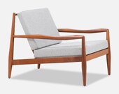 Adrian Pearsall Model 843-C Walnut Lounge Chair for Craft Associates