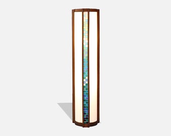 John Keal Mosaic Tile Floor Lamp for Modeline of CA