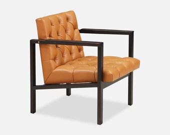 Edward J. Wormley Tufted Lounge Chair for Dunbar
