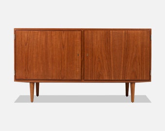 Mid-Century Modern Teak Credenza by Carlo Jensen for Hundevad