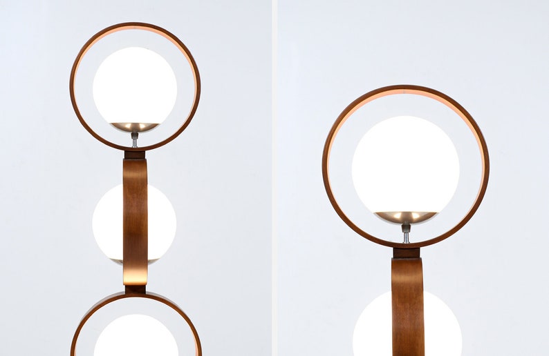 Mid-Century Modern Globe Ring Lamp for Modeline image 4