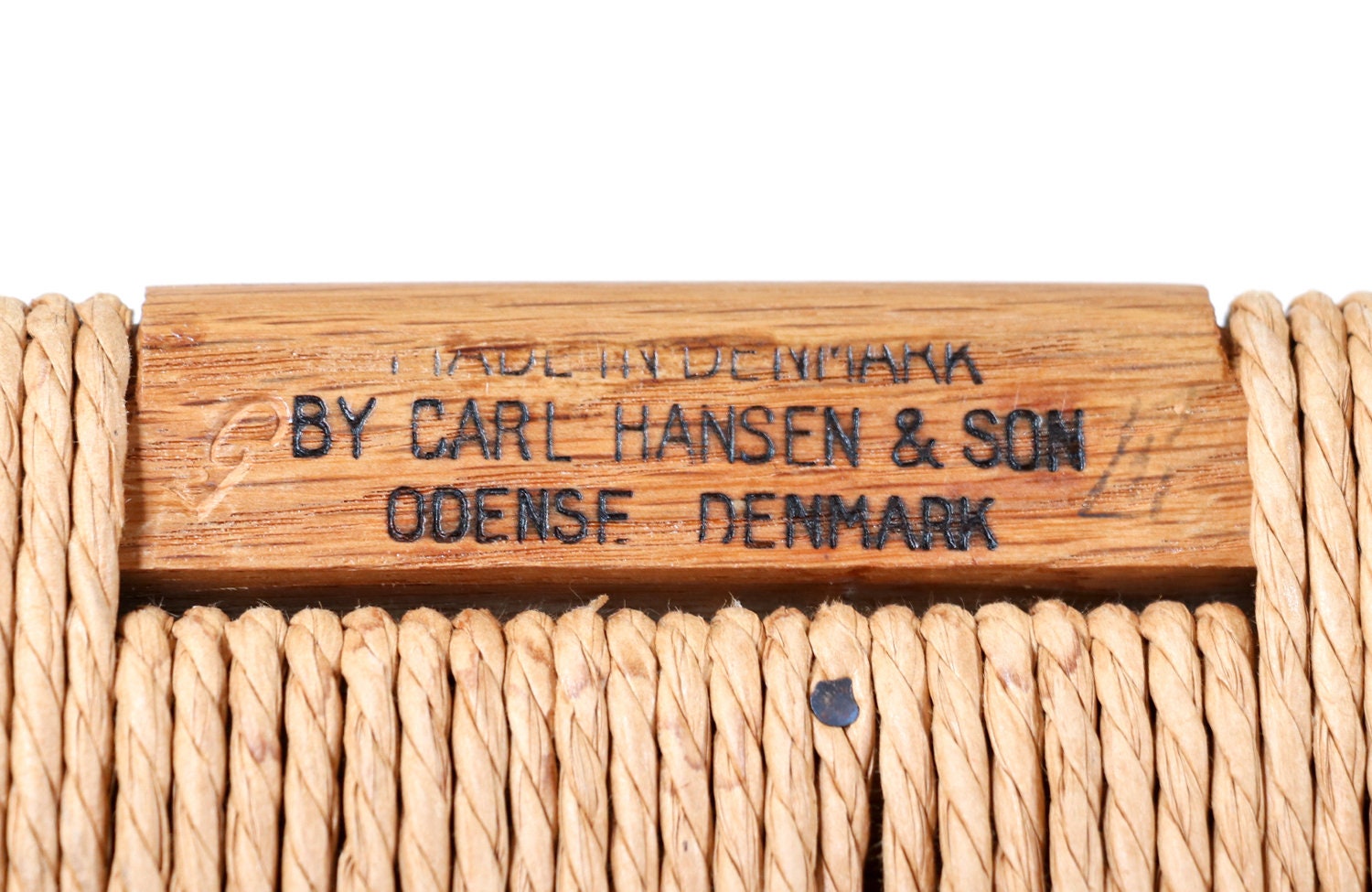 Iconic Hans J. Wegner “wishbone” Oak Arm Chair for Carl Hansen