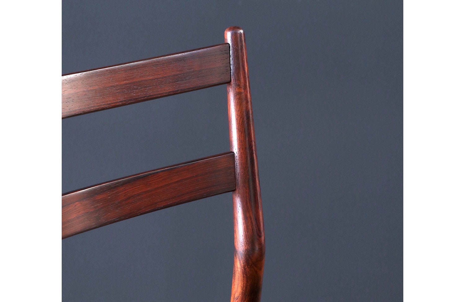 Helge Sibast Model-59 Rosewood & Leather Dining Chairs for Helge Sibast Model-59 Rosewood & Leather Dining Chairs for