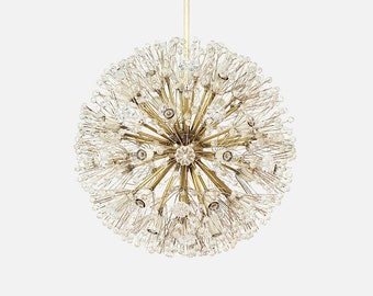 Large Emil Stejnar "Snowball" Sputnik Chandelier for Rupert Nikoll