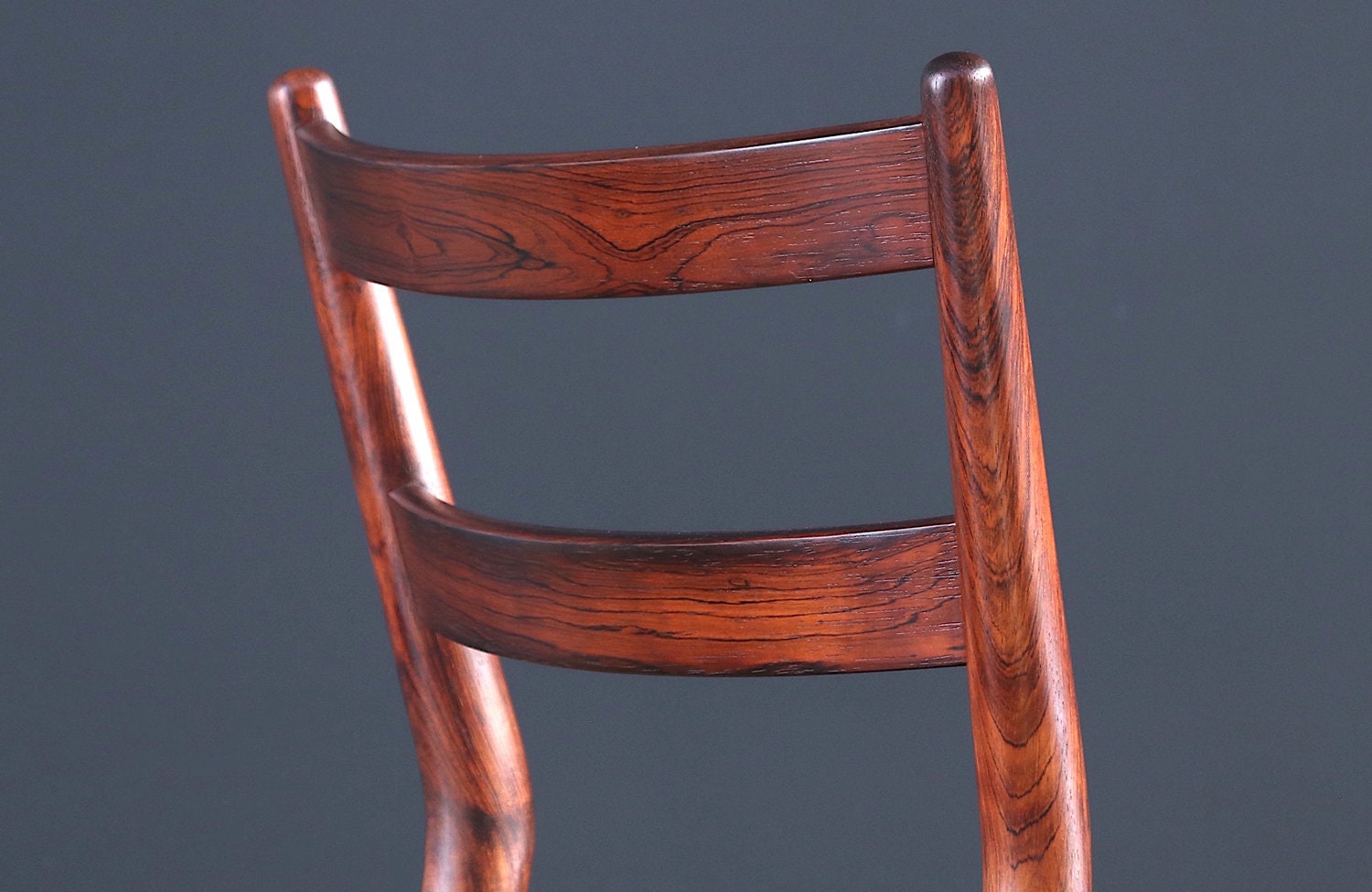 Helge Sibast Model-59 Rosewood & Leather Dining Chairs for Helge Sibast Model-59 Rosewood & Leather Dining Chairs for