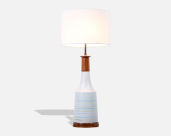 Gordon & Jane Martz Glazed Ceramic Table Lamp for Marshall Studios