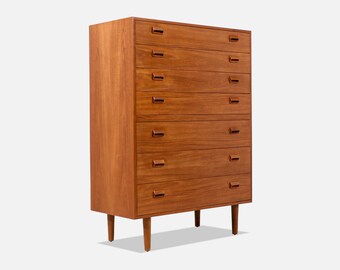 Danish Modern Teak Chest of Drawers by Børge Mogensen for Søborg Møbler