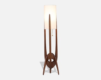 John Keal Sculptural Trident Table Lamp for Modeline of California