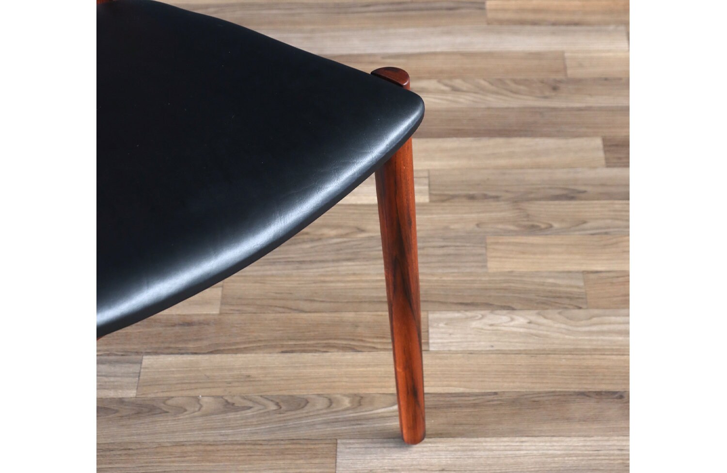 Helge Sibast Model-59 Rosewood & Leather Dining Chairs for Helge Sibast Model-59 Rosewood & Leather Dining Chairs for