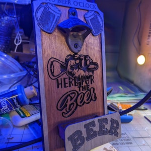 12&quot; Beer Bottle Opener Wallmounted
