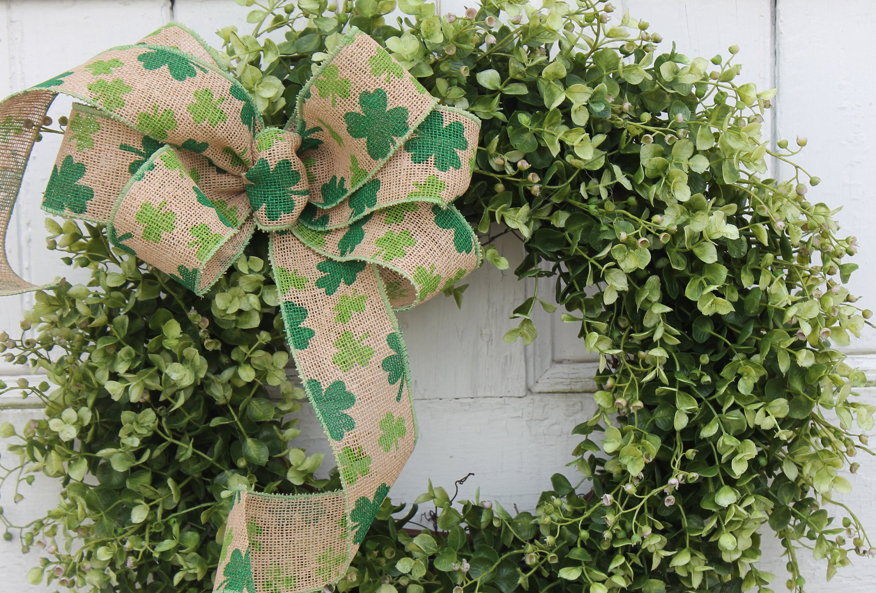 Shamrock Wreath, Irish Decor, Green Wreath, Leprechan Wreath, Wreath, –  Krazy Mazie Kreations