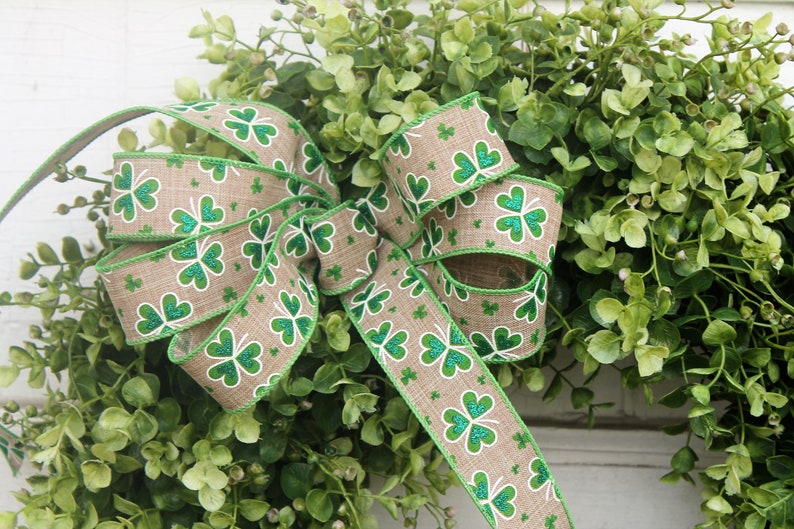 St. Patrick's Day Wreath Green Irish Front Door Wreath Etsy