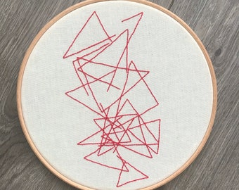 Art Inspired Embroidery: The Shrinking Universe