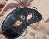 Carnival Mask, Masquerade Mask, Party, Cosplay, Pirate, Bondage Mask, Burlesque, Erotic, Gothic, Feathers, Beaded