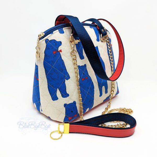 Dome Shoulder Handbag, Classic Lola Handbag, Polar Bear Bag