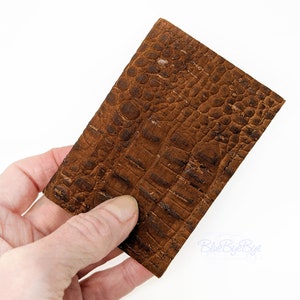 Cork Card Wallet, Minimalist Wallet, Vegan Cork Card Holder, Slim Card Wallet, Father's Day Gift for Him, Croc Cork Card Holder Wallet