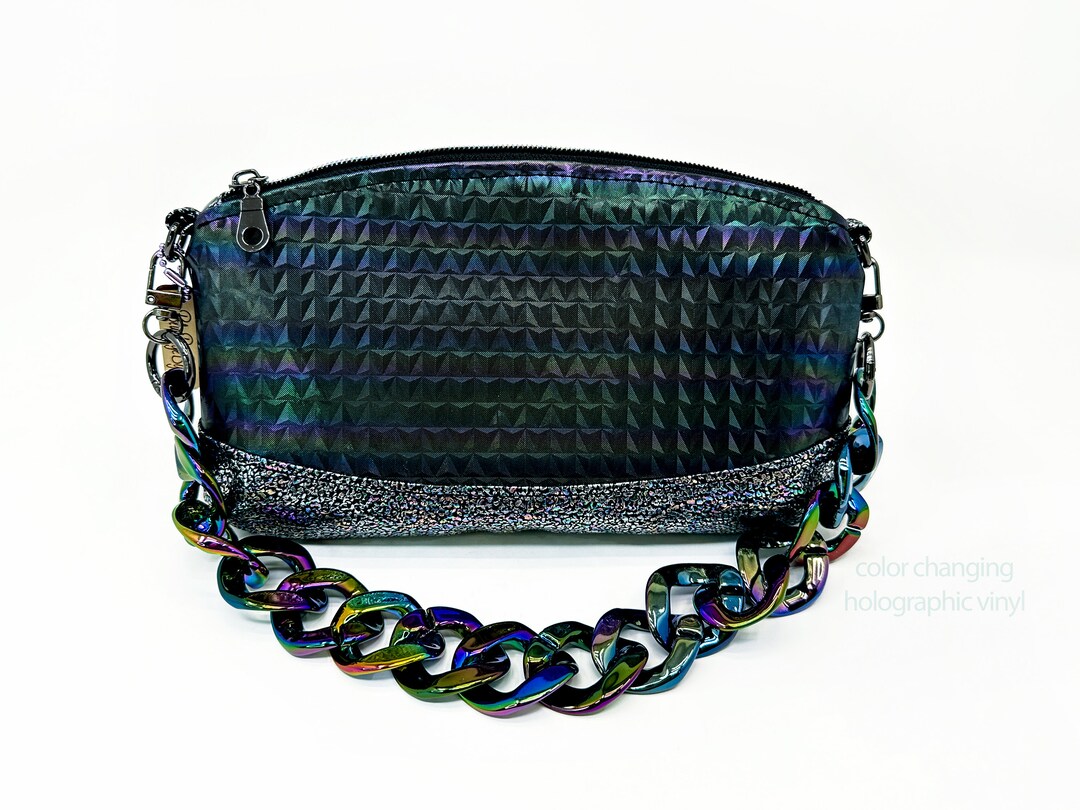 ★athe★ RUBAN Glossy Black Ribbon Weather Bag New Balance Glossy Ribbon Hobo Bag [6 colours] – Lumière Studio
