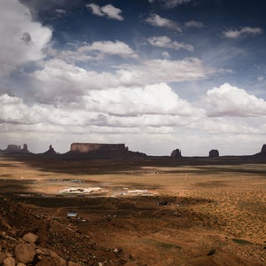 Photo paper print - Monument Valley Under a Dramatic Sky - landscape photography - Wall Art