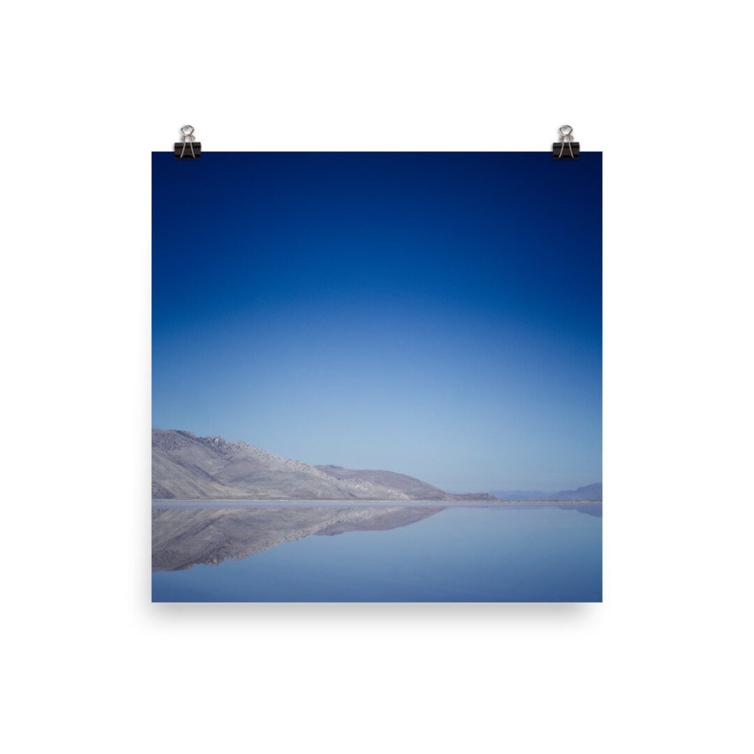 Photo Paper Print Wall Art REFLECTED MOUNTAINS Fine Art Photography