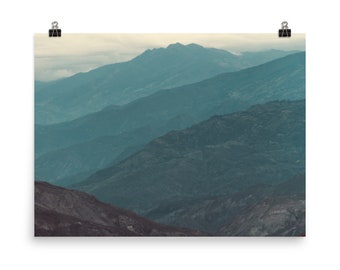 Photo paper poster - mountains without end - wall art - landscape photography