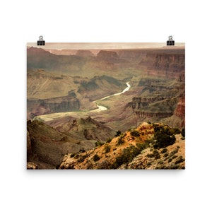 Grand Canyon Photo Print - Lustre Paper - Landscape Photography - Film Wall Art