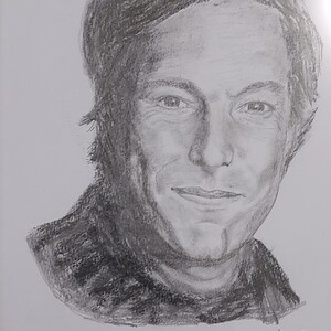 Richard Chamberlain - original painting on paper by DenitsaArt