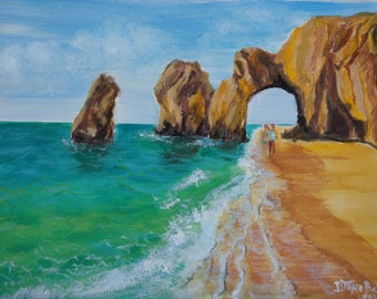 Los Cabos - original acrylic painting by DenitsaArt