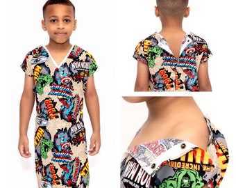 Kids Hospital  Gown (Boy) - MULTIPLE OPTIONS AVAILABLE