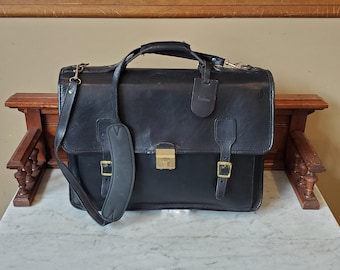 Classeur Exécutif Hartmann En Cuir – Fermeture Zippée – Neuf Avec Étiquette